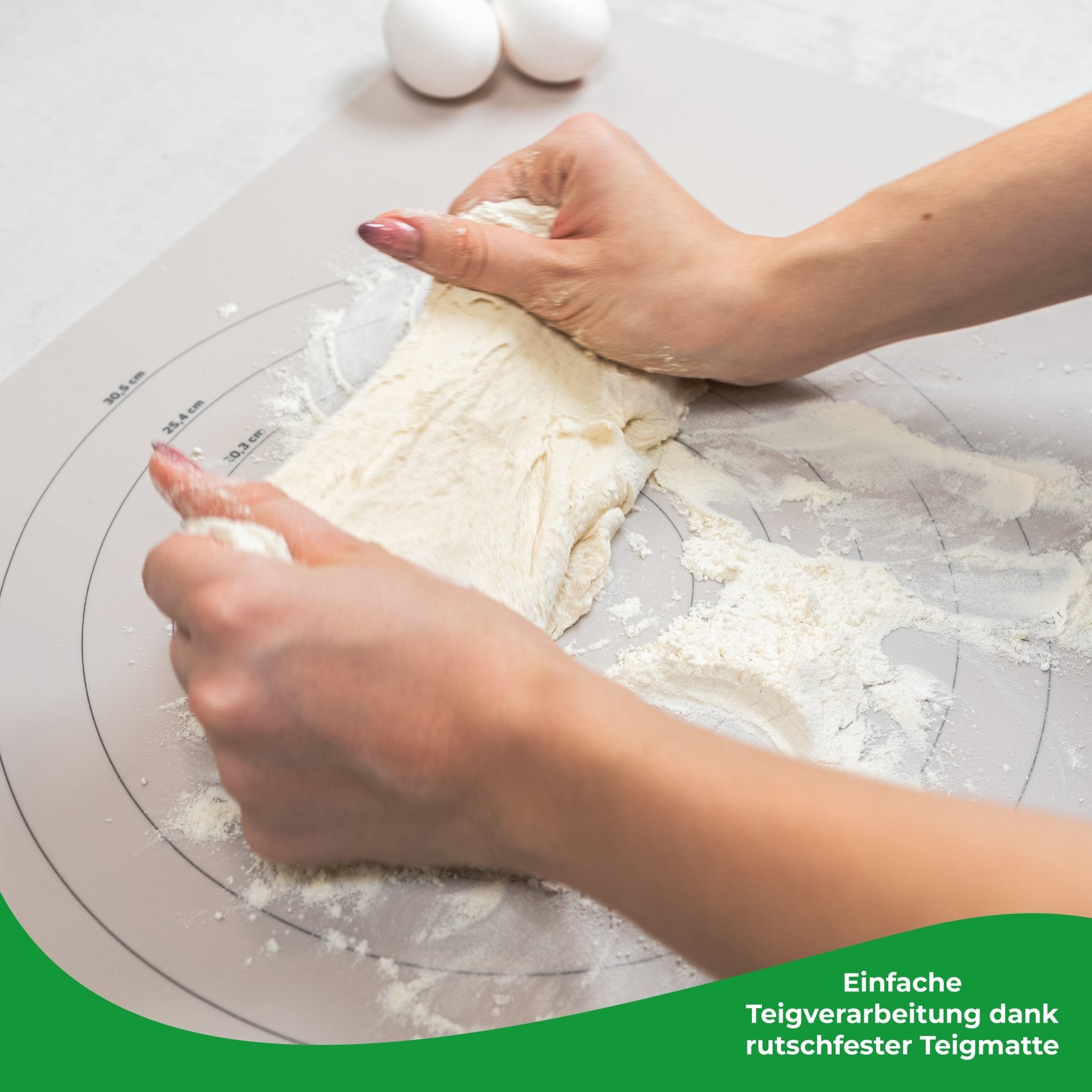 WunderMat® | Teigunterlage «Wundermix» | Premium - Teigmatte aus Silikon - Wundermix GmbH