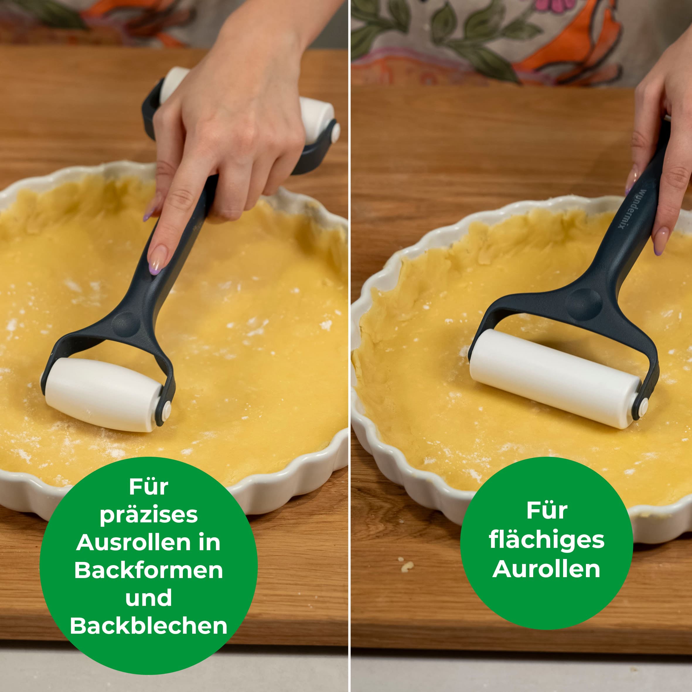 RollPro | Teigroller mit zwei unterschiedlich großen Walzen - Wundermix GmbH