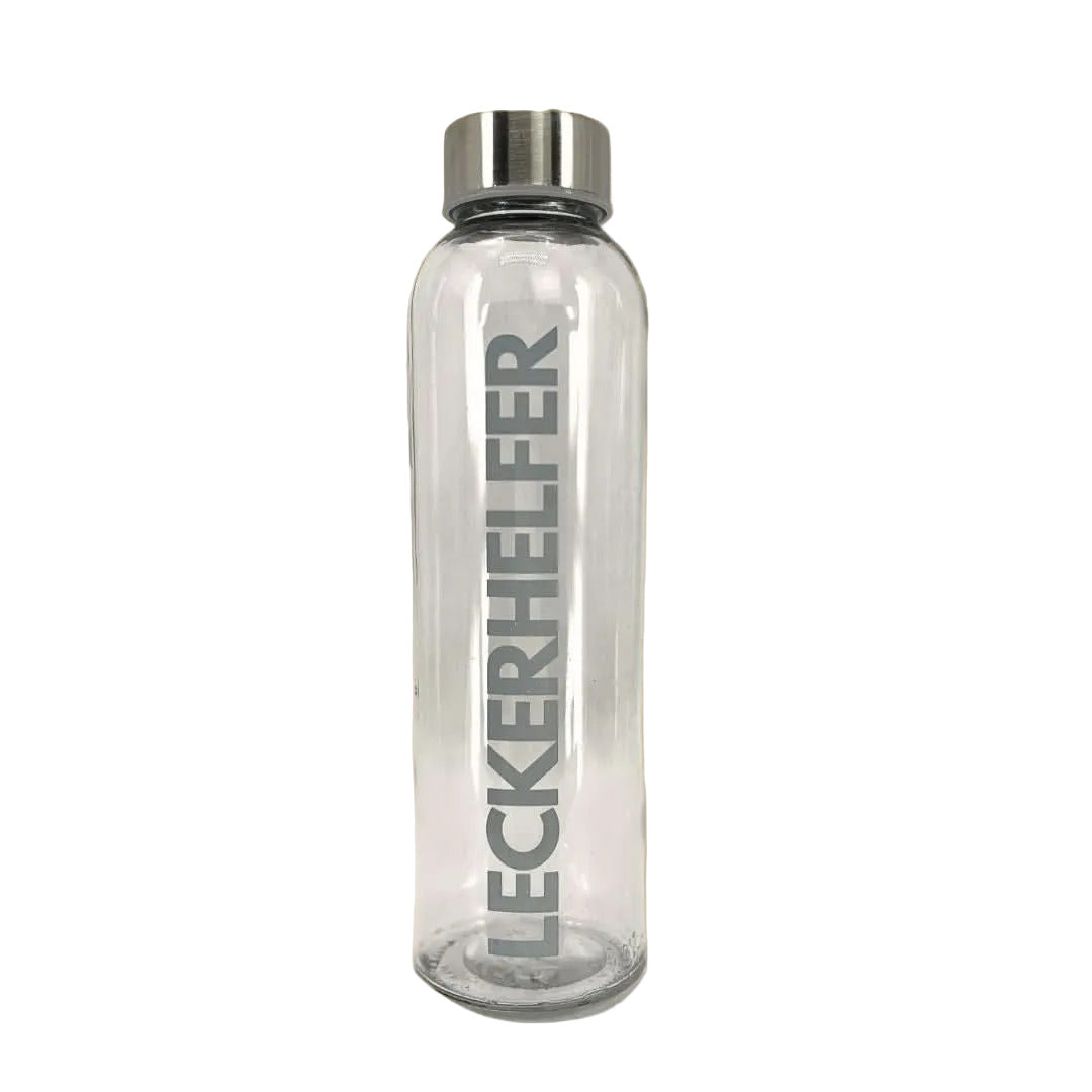 Leckerhelfer | Trinkflasche Glas 500 ml - Wundermix GmbH