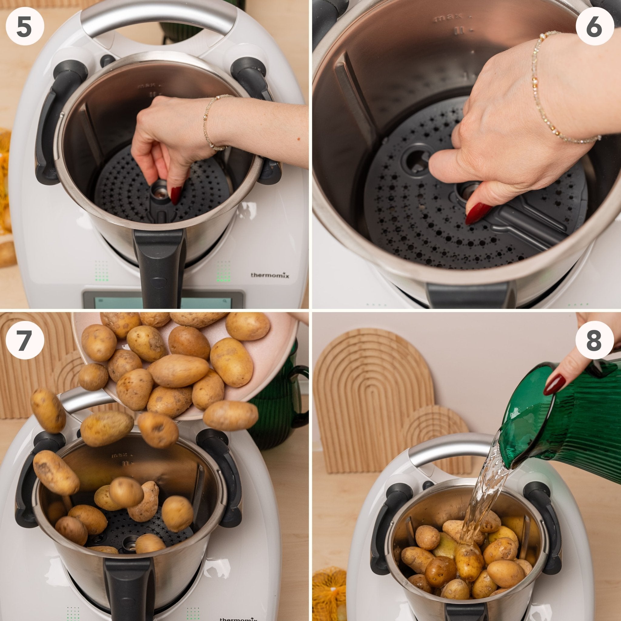 WunderPeeler® (ohne Träger) | Kunststoff - Reibscheibe zum Kartoffel schälen - Wundermix GmbH