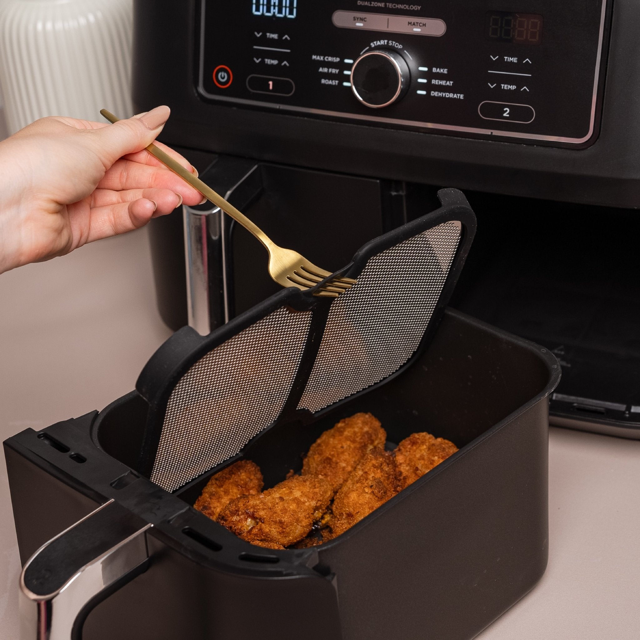 ZauberFry - Spritzschutz kompatibel mit Ninja Airfryer (2er - Set) - Wundermix GmbH