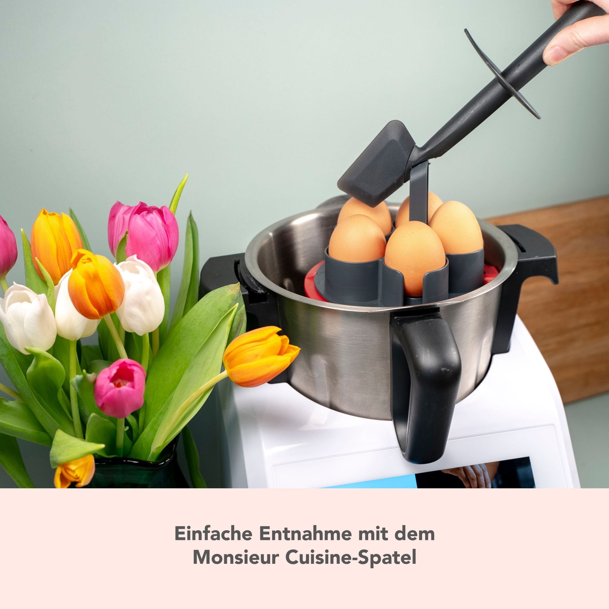 [B - Ware] EggPro® (mit Träger) | Eierhalter für Monsieur Cuisine - Wundermix GmbH