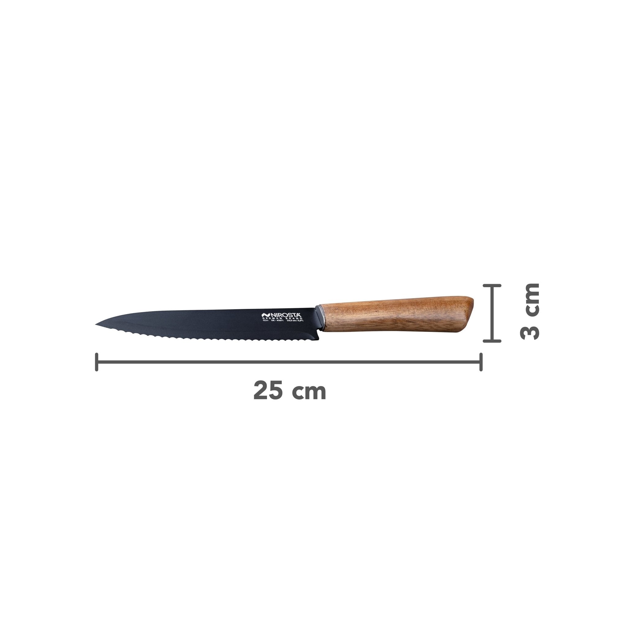 Küchenmesser gezahnt | 11 cm Klinge - Wundermix GmbH