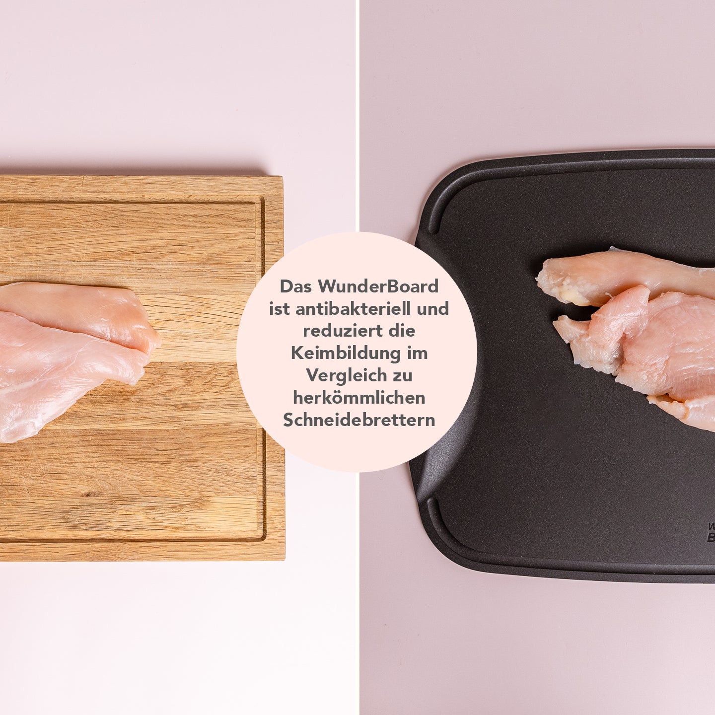 WunderBoard® V2 | 2 - in - 1 Schneidebrett in S, M, L - Wundermix GmbH