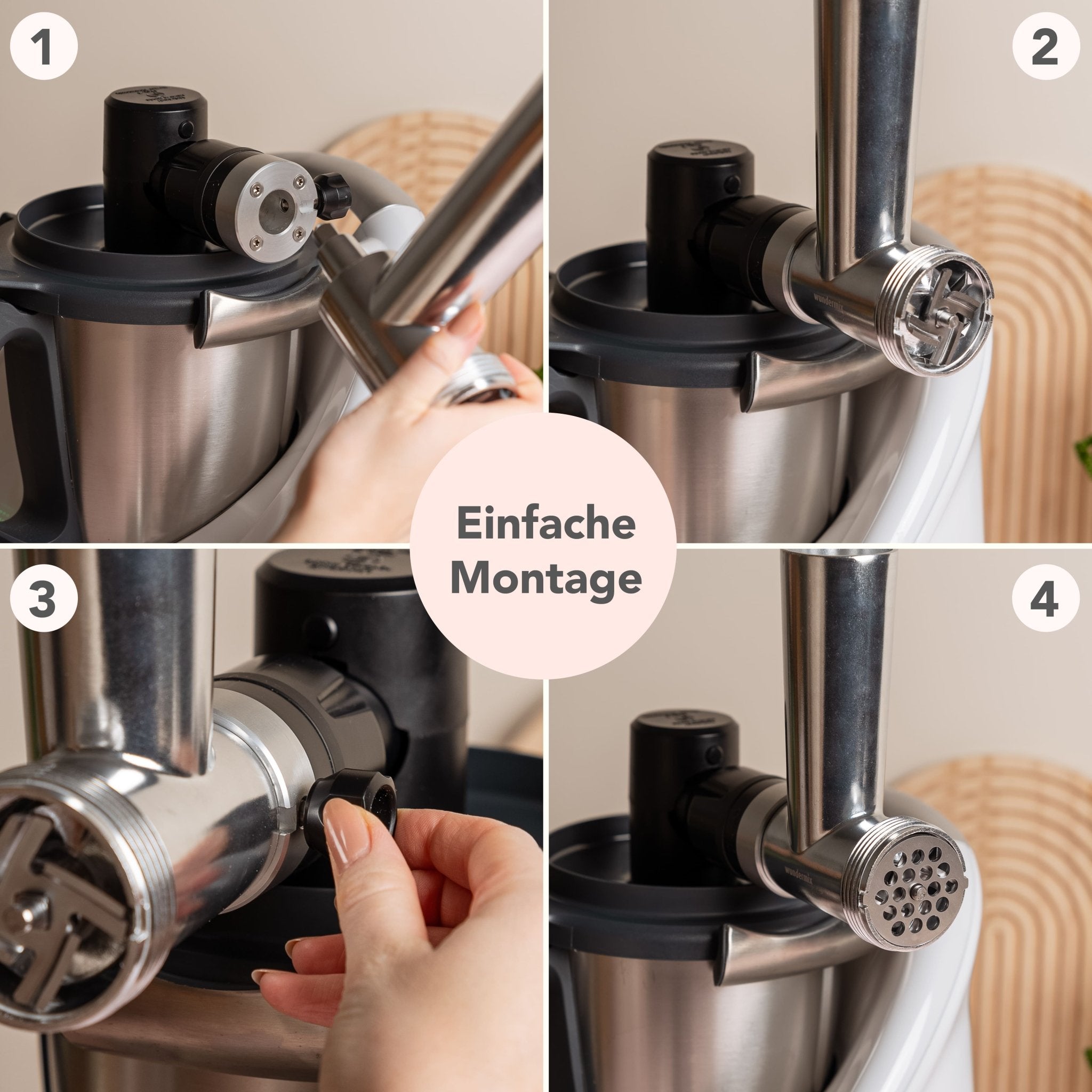 Spritzgebäck - Erweiterung für WunderCentix® Fleischwolf - Aufsatz - Wundermix GmbH
