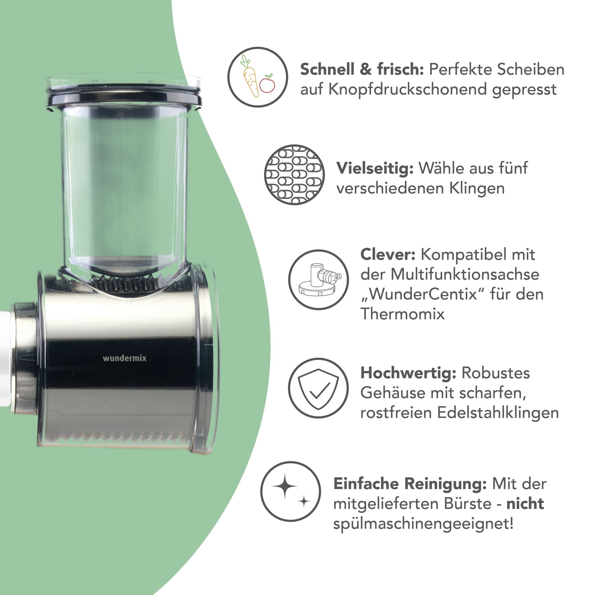 [B - Ware] Gemüseschneider für WunderCentix® - Wundermix GmbH
