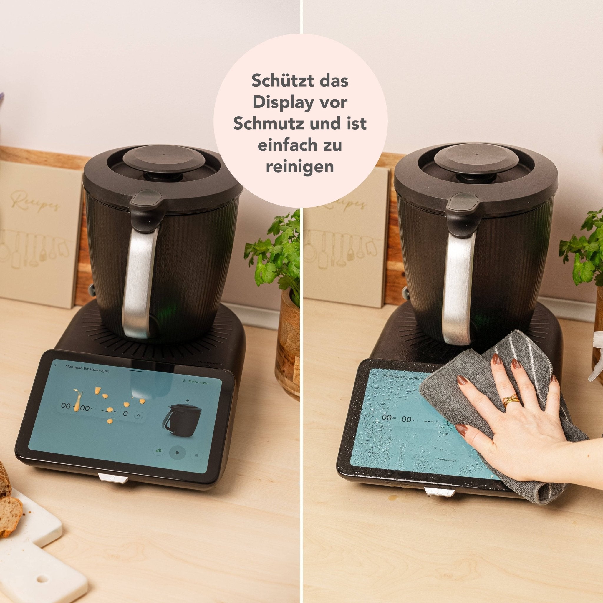 WunderScreen® | Hybrid - Glas Displayschutz für Thermomix TM7 - Wundermix GmbH